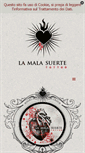 Mobile Screenshot of lamalasuertetattoo.com